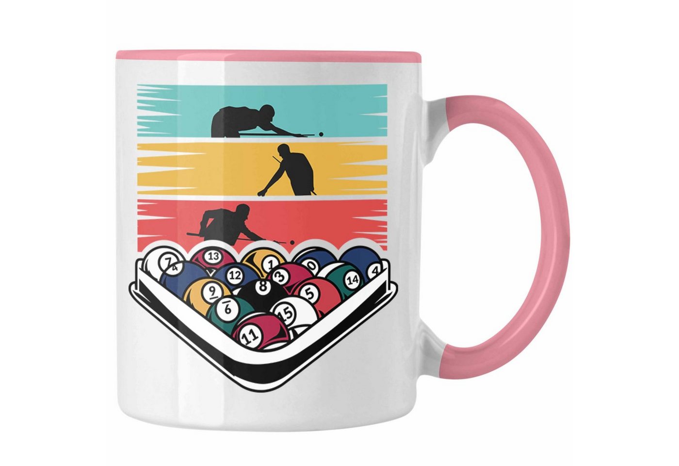 Trendation Tasse Billard Pool Tasse Geschenk Queu Geschenkidee Spruch Grafik von Trendation