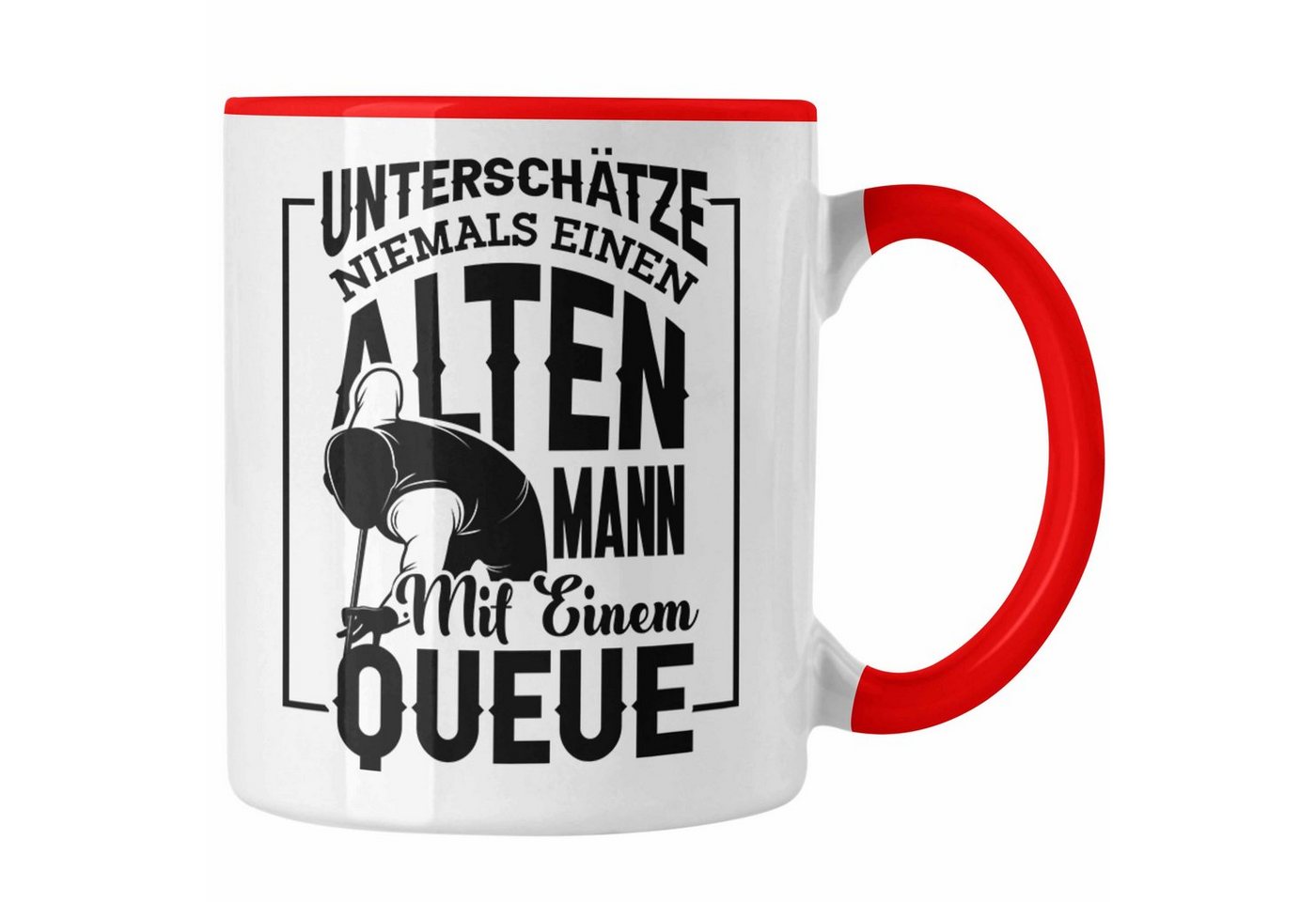 Trendation Tasse Billard Pool Tasse Geschenk Unterschätze Niemals Einen Alten Mann Mit von Trendation