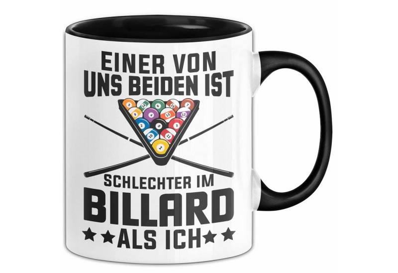 Trendation Tasse Billard-Spieler Pool Tasse Geschenk Einer Von Uns Beiden Ist Schlech von Trendation