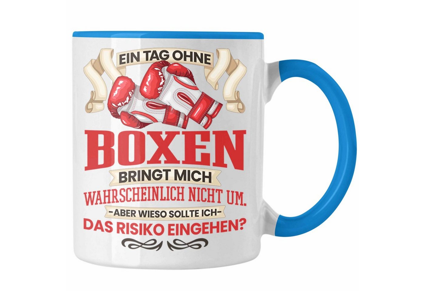 Trendation Tasse Boxen Tasse Geschenk Boxer Kampfsport Geschenkidee Spruch von Trendation