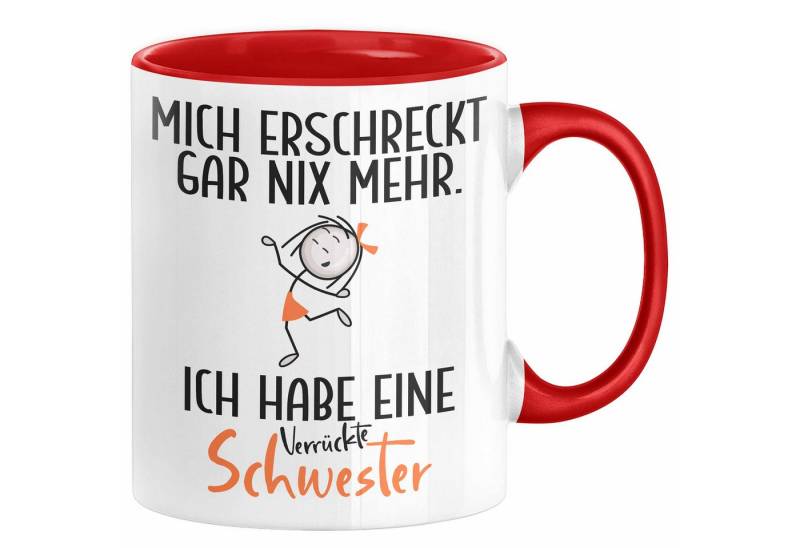 Trendation Tasse Bruder Geschwister Tasse Geschenk von Schwester Lustige Geschenkidee f von Trendation