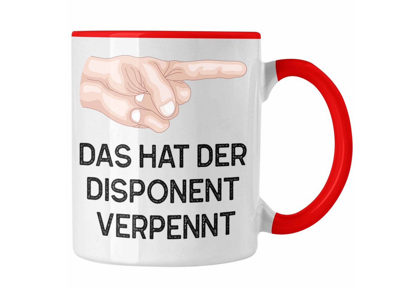 Trendation Tasse Das Hat Der Disponent Verpennt LKW Fahrer Tasse Geschenk Fernfahrer La von Trendation