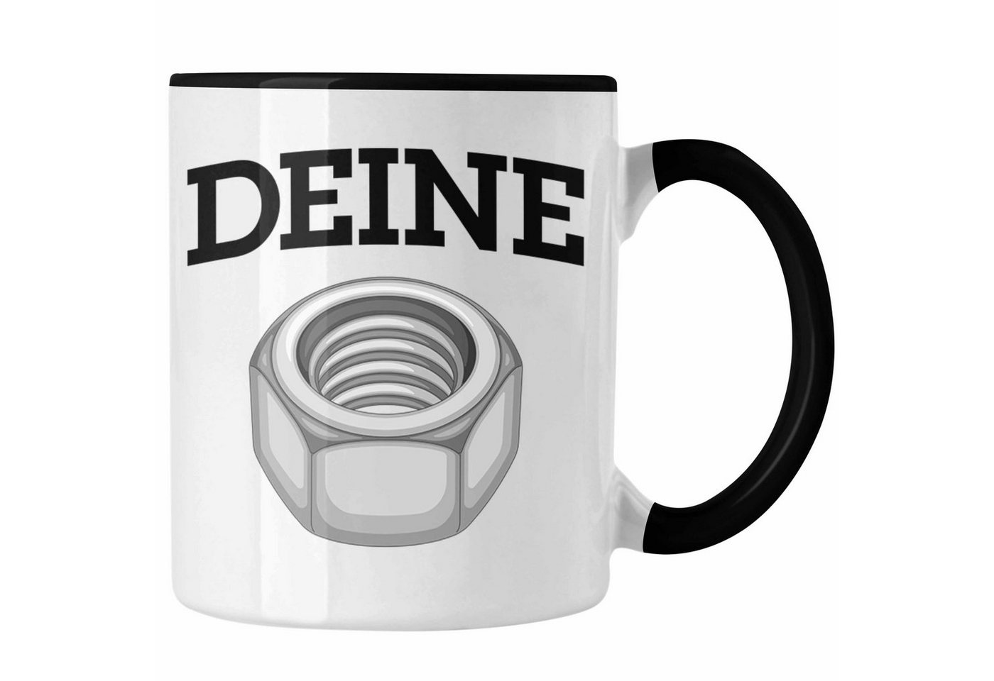 Trendation Tasse Deine Mutter Tasse Handwerker Spruch Schraube Wortspiel Humor KFZ Mech von Trendation