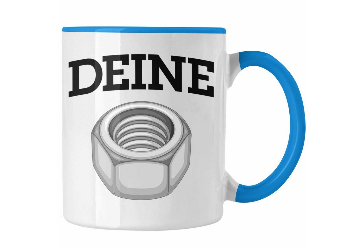 Trendation Tasse Deine Mutter Tasse Handwerker Spruch Schraube Wortspiel Humor KFZ Mech von Trendation