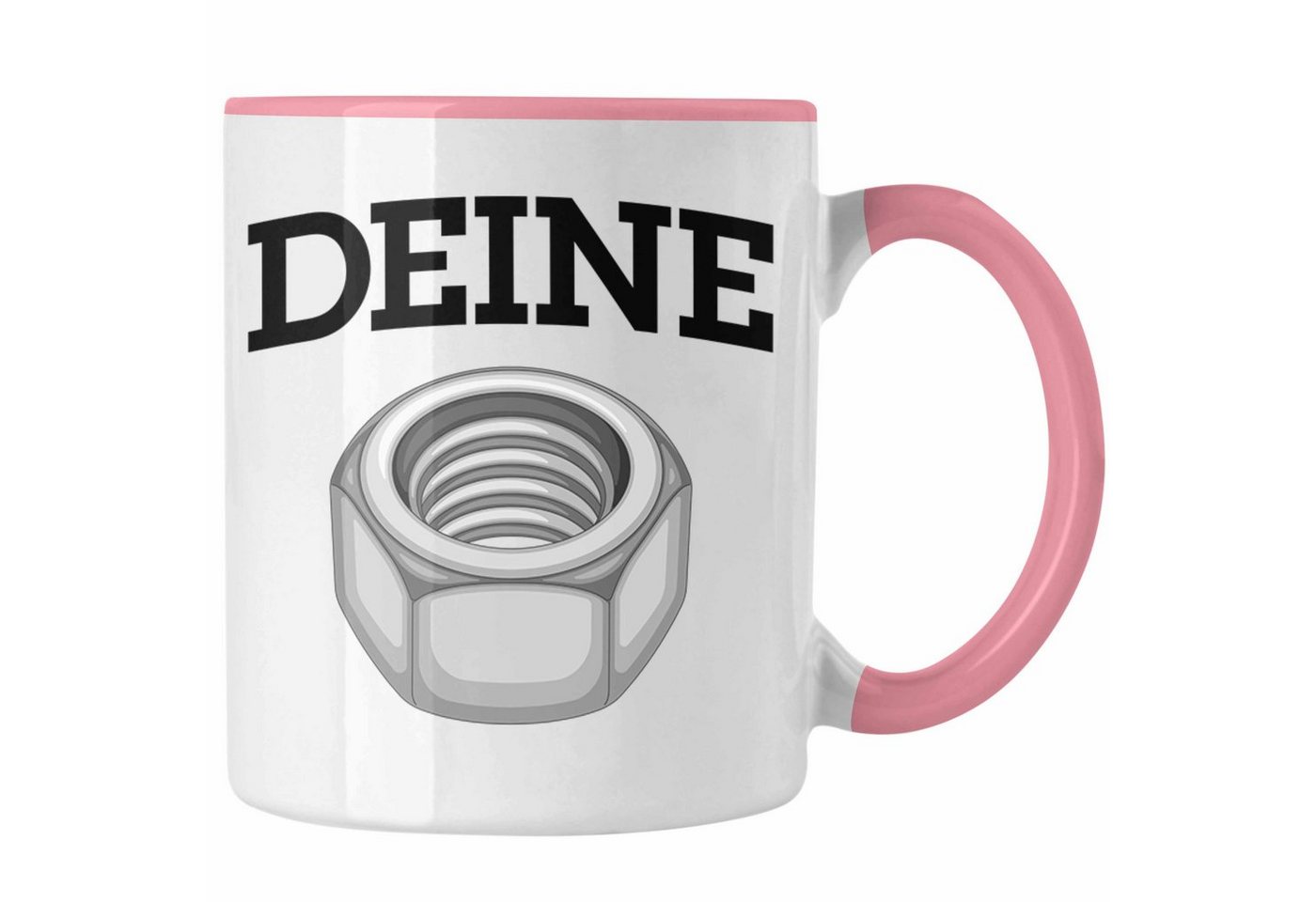 Trendation Tasse Deine Mutter Tasse Handwerker Spruch Schraube Wortspiel Humor KFZ Mech von Trendation