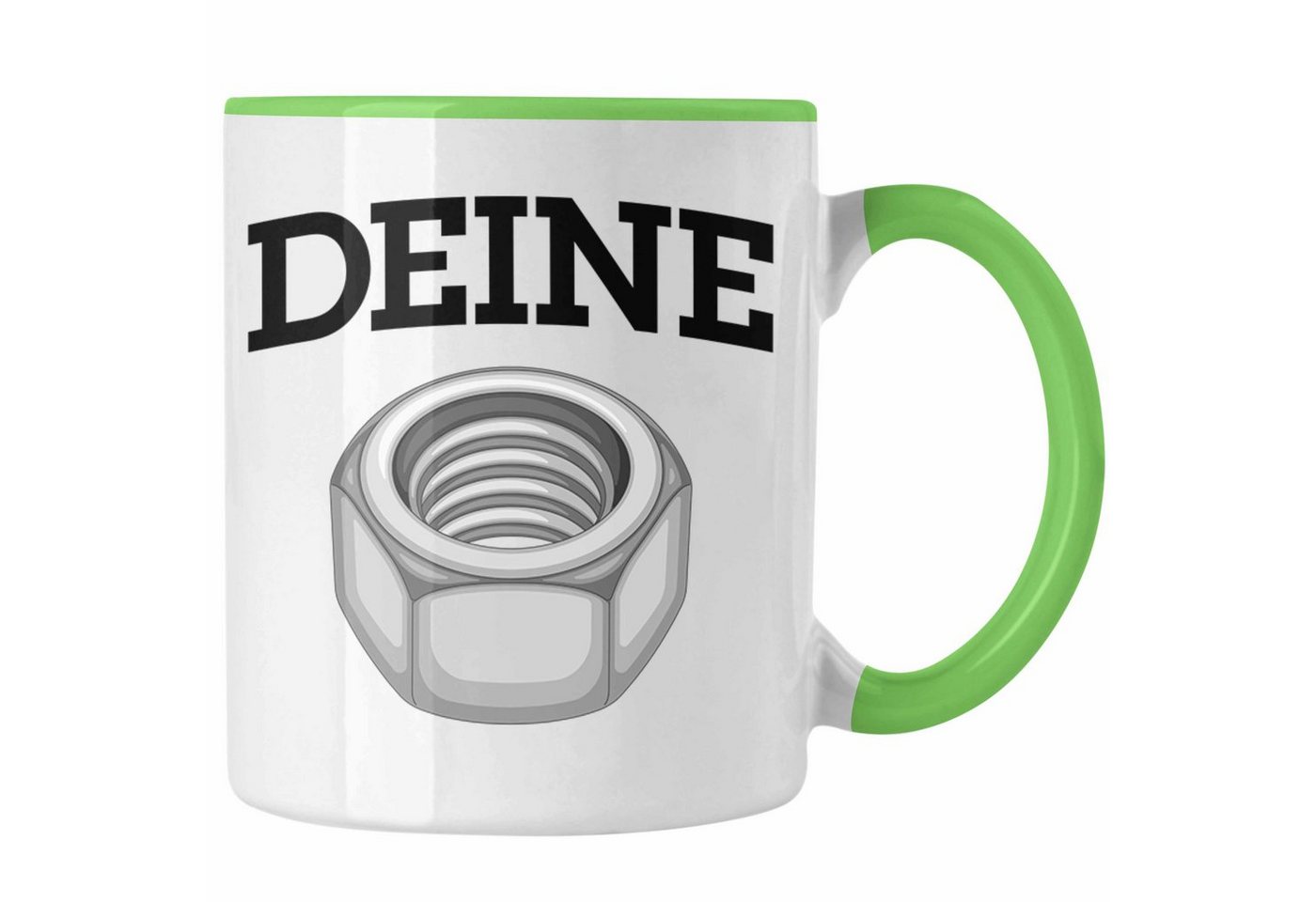 Trendation Tasse Deine Mutter Tasse Handwerker Spruch Schraube Wortspiel Humor KFZ Mech von Trendation