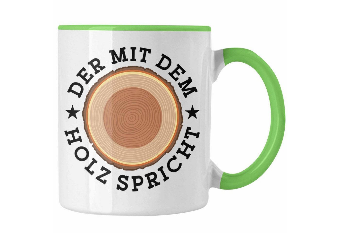 Trendation Tasse Der Mit Dem Holz Spricht Tasse Geschenk Holzarbeiter Geschenkidee Schr von Trendation