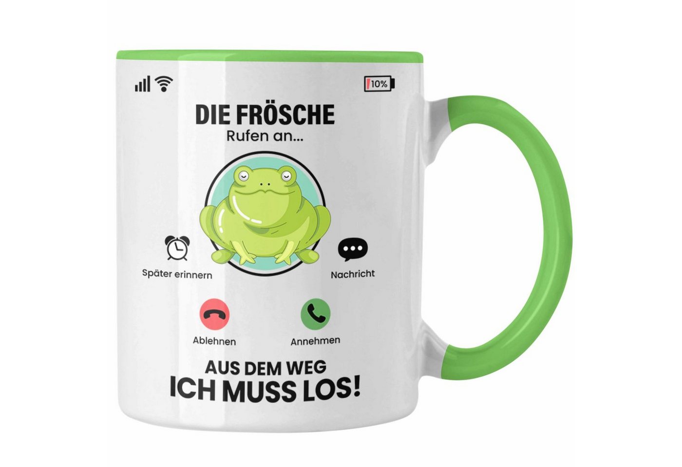 Trendation Tasse Die Frösche Rufen An Tasse Geschenk für Frösche Züchter Besitzer Gesch von Trendation