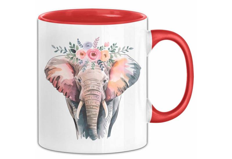Trendation Tasse Elefant Tier Blumen Tasse Geschenk Lustige Geschenkidee Spruch Trendation Tasse Elefant Tier Blumen Tasse Geschenk Lustige Geschenkidee Spruch von Trendation