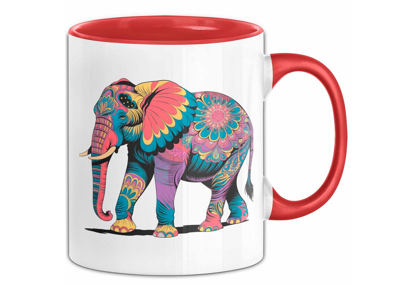 Trendation Tasse Elefant Tier Blumen Tasse Geschenk Lustige Geschenkidee Spruch Trendation Tasse Elefant Tier Blumen Tasse Geschenk Lustige Geschenkidee Spruch von Trendation