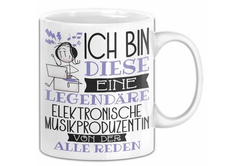 Trendation Tasse Elektronische Musikproduzentin Tasse Geschenk Ich Bin Diese Eine Leg Trendation Tasse Elektronische Musikproduzentin Tasse Geschenk Ich Bin Diese Eine Leg von Trendation
