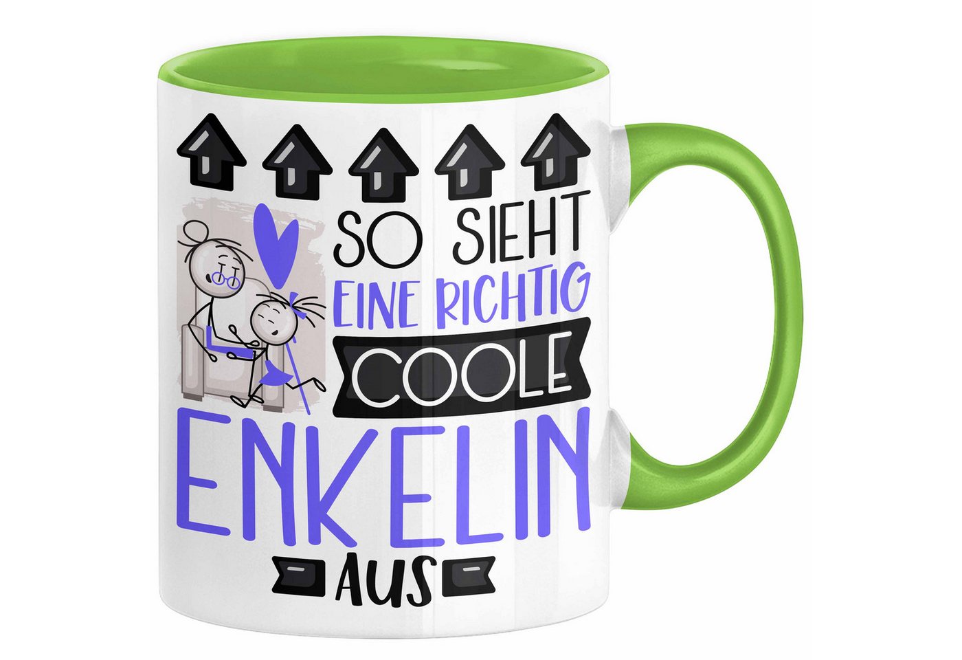 Trendation Tasse Enkelin Geschenk Tasse Geschenkidee für Enkelin Geburtstag Weihnachten von Trendation