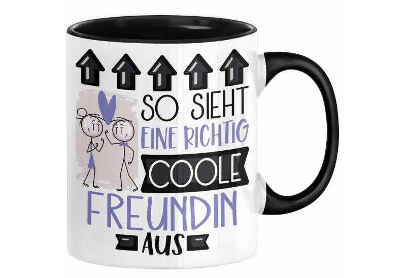 Trendation Tasse Freundin Geschenk Tasse Lustig Geschenkidee für Freundin Geburtstag So von Trendation