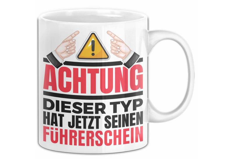 Trendation Tasse Führerschein Bestanden Geschenk Tasse Bestandener Führerschein Achtung von Trendation
