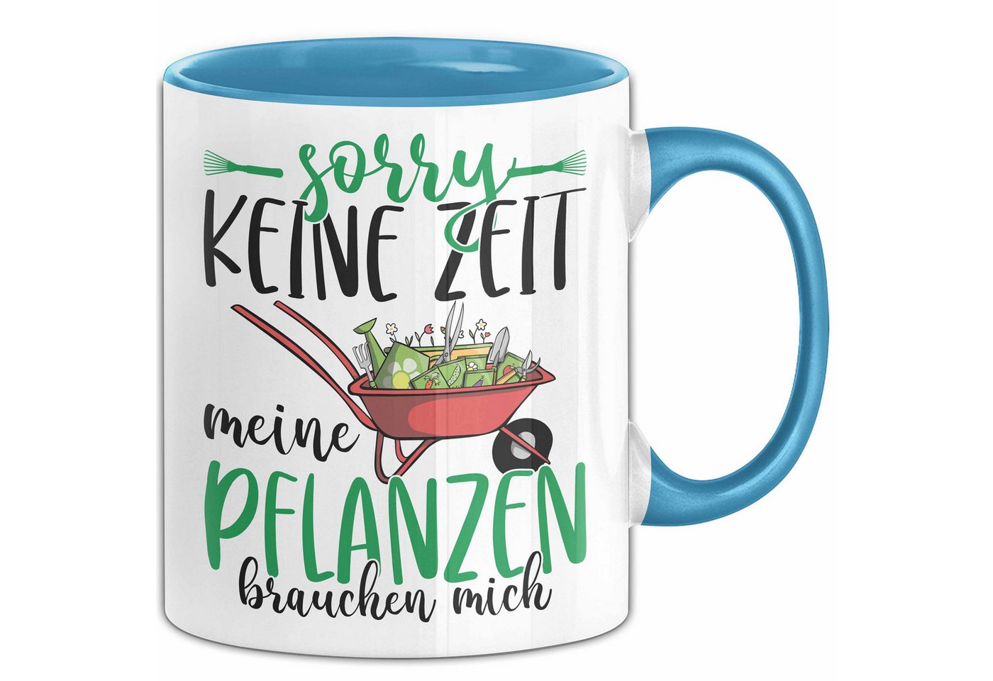 Trendation Tasse Gärtner Geschenk Tasse Sorry Keine Zeit Meine Pflanzen Brauchen Mich G von Trendation