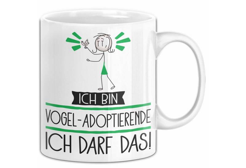 Trendation Tasse Geschenk für Vogel-Adoptierende Tasse Lustige Geschenkidee Geburtsta von Trendation