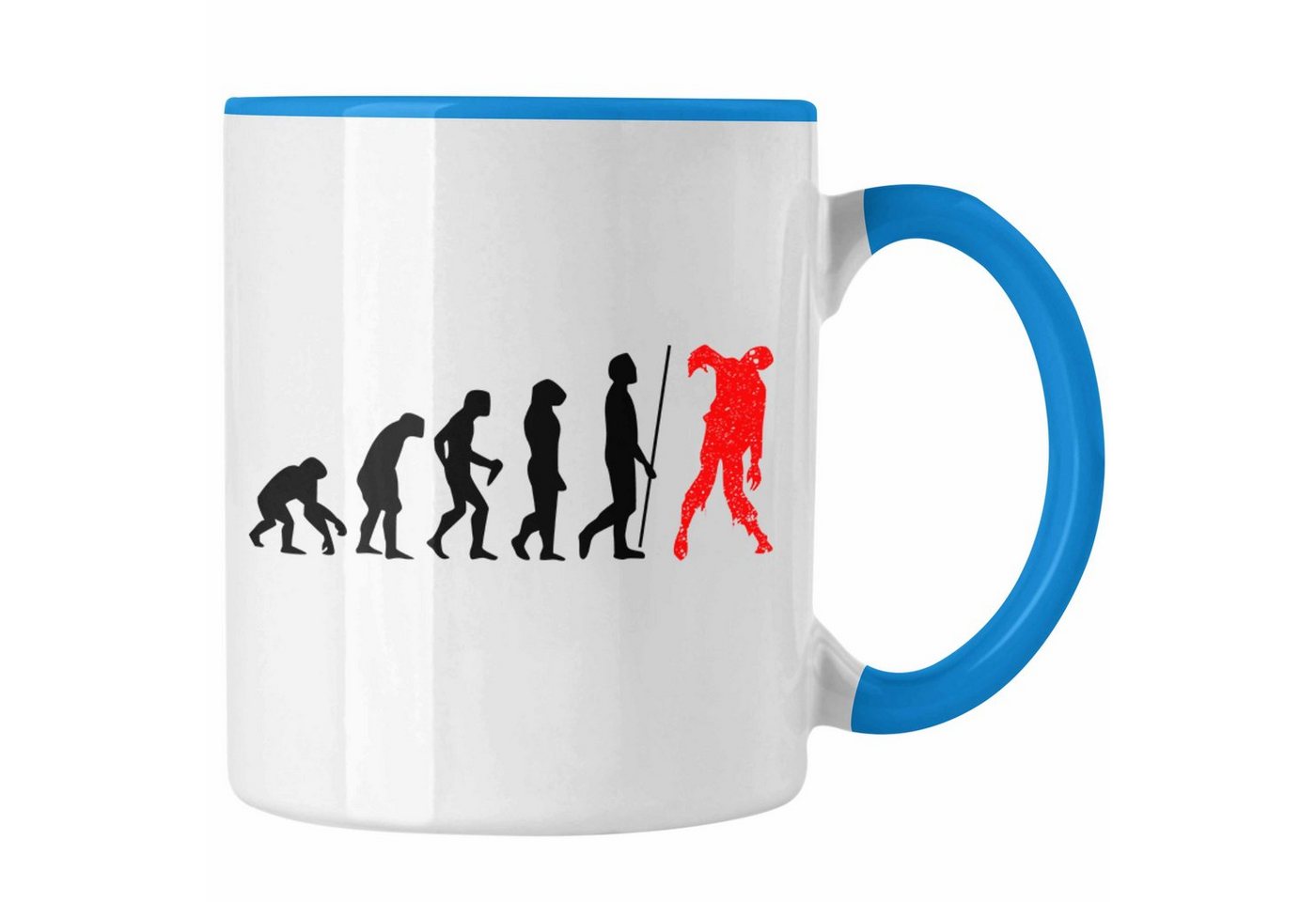 Trendation Tasse Halloween Tasse Kürbis Dekoration Becher Dabbing Skelet von Trendation