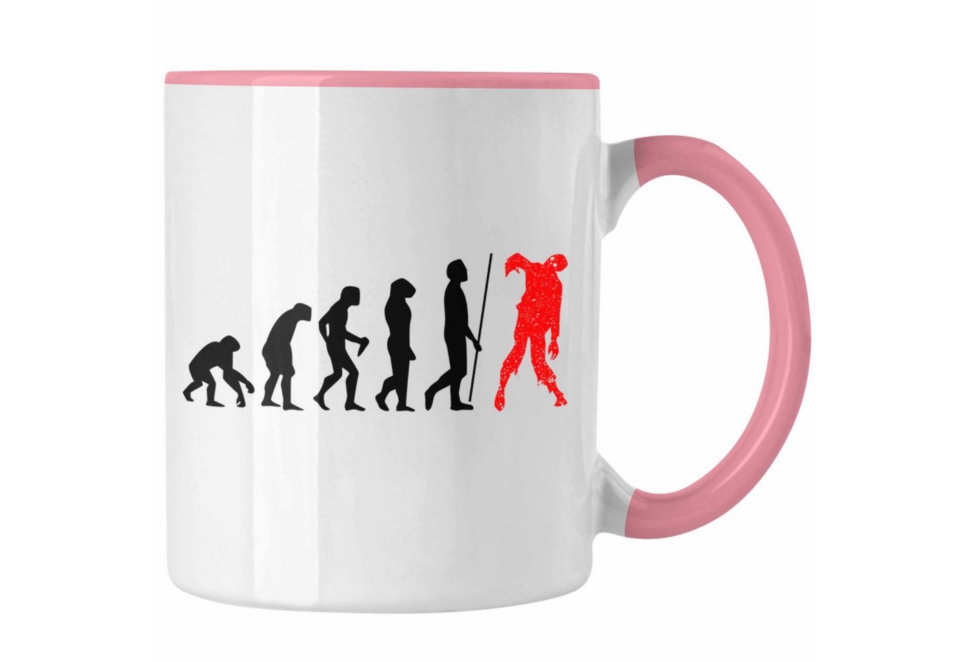 Trendation Tasse Halloween Tasse Kürbis Dekoration Becher Dabbing Skelet von Trendation