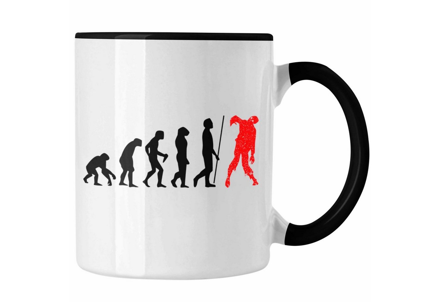 Trendation Tasse Halloween Tasse Kürbis Dekoration Becher Dabbing Skelet von Trendation