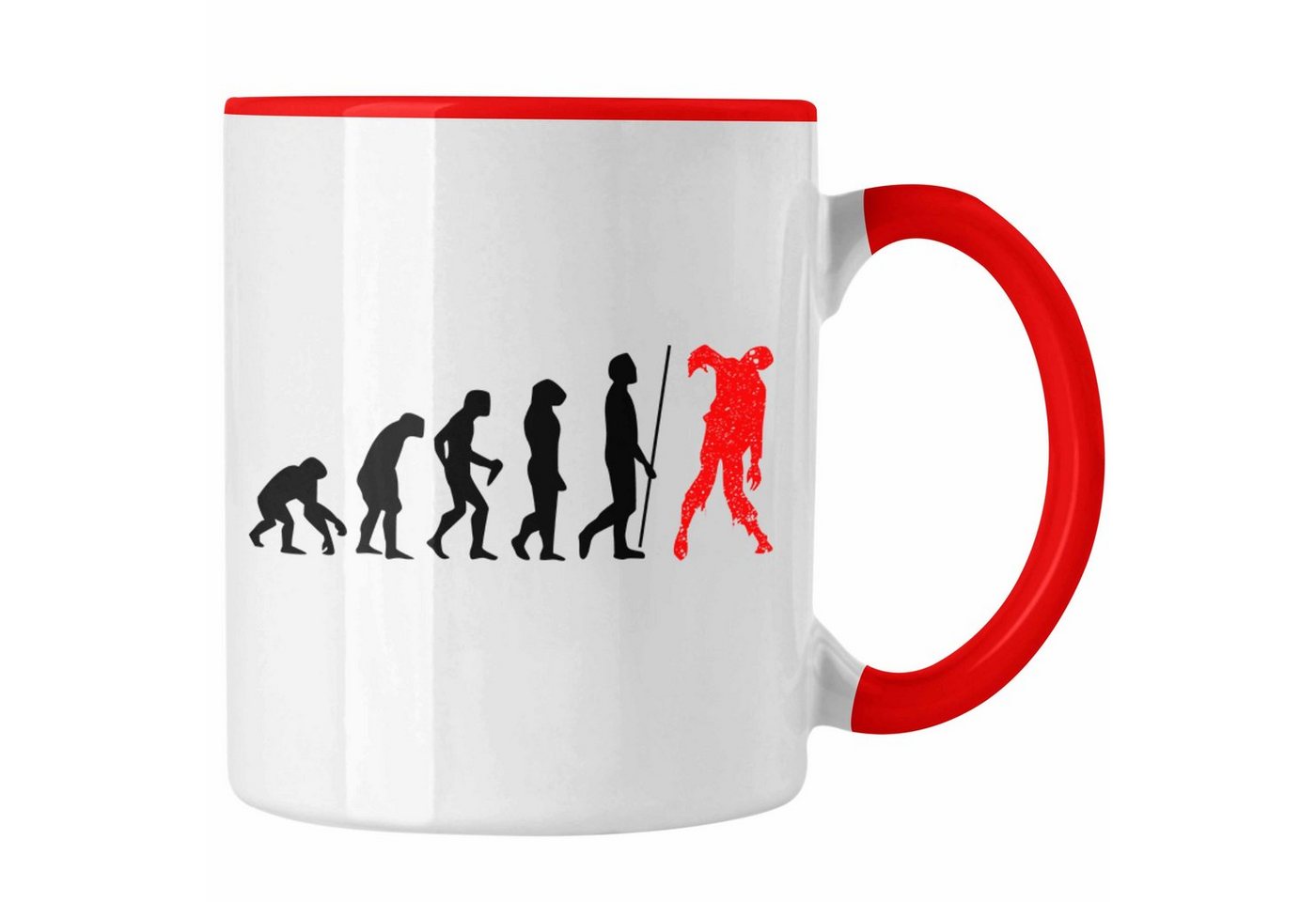 Trendation Tasse Halloween Tasse Kürbis Dekoration Becher Dabbing Skelet von Trendation