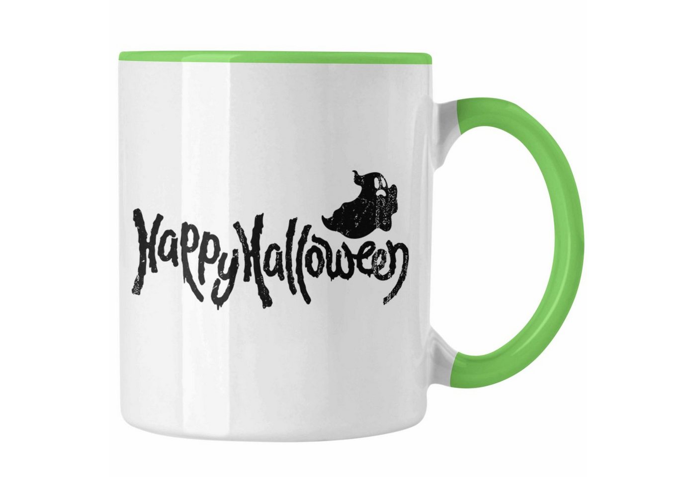 Trendation Tasse Halloween Tasse Kürbis Dekoration Becher Happy Halloween Geister Grafi von Trendation