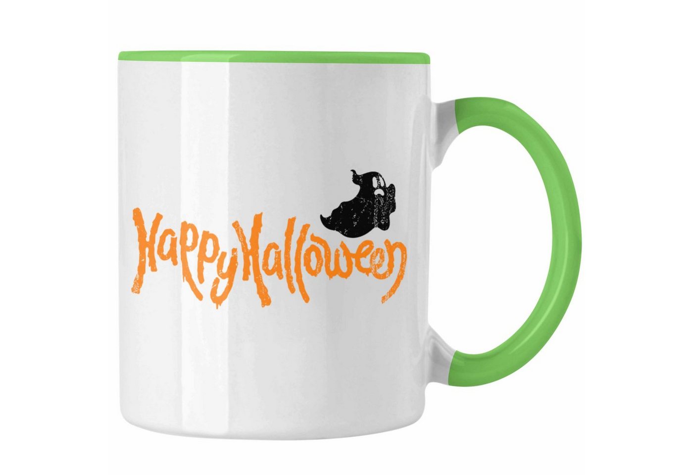 Trendation Tasse Halloween Tasse Kürbis Dekoration Becher Happy Halloween Geister von Trendation