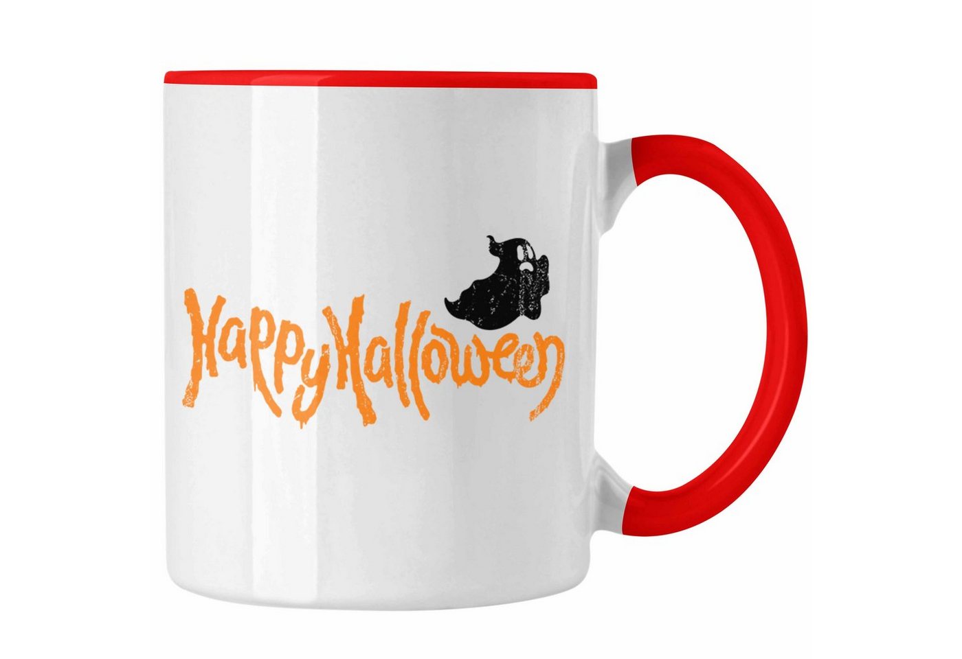 Trendation Tasse Halloween Tasse Kürbis Dekoration Becher Happy Halloween Geister von Trendation