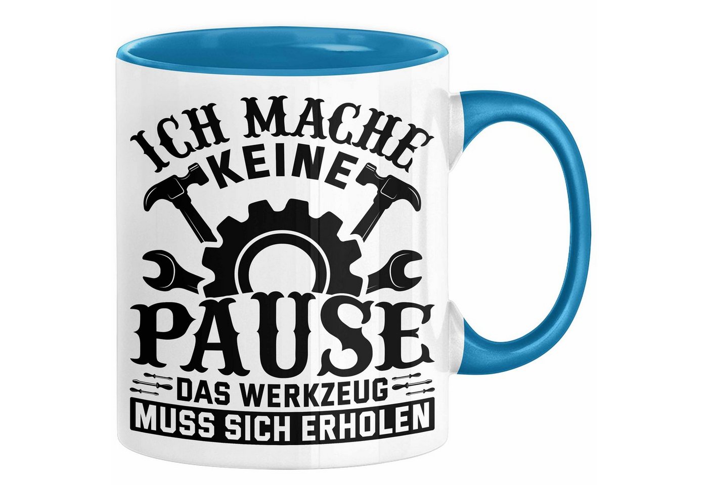 Trendation Tasse Handwerker Geschenk Tasse Ich Mache Keine Pause Das Werkzeug Muss Sich von Trendation