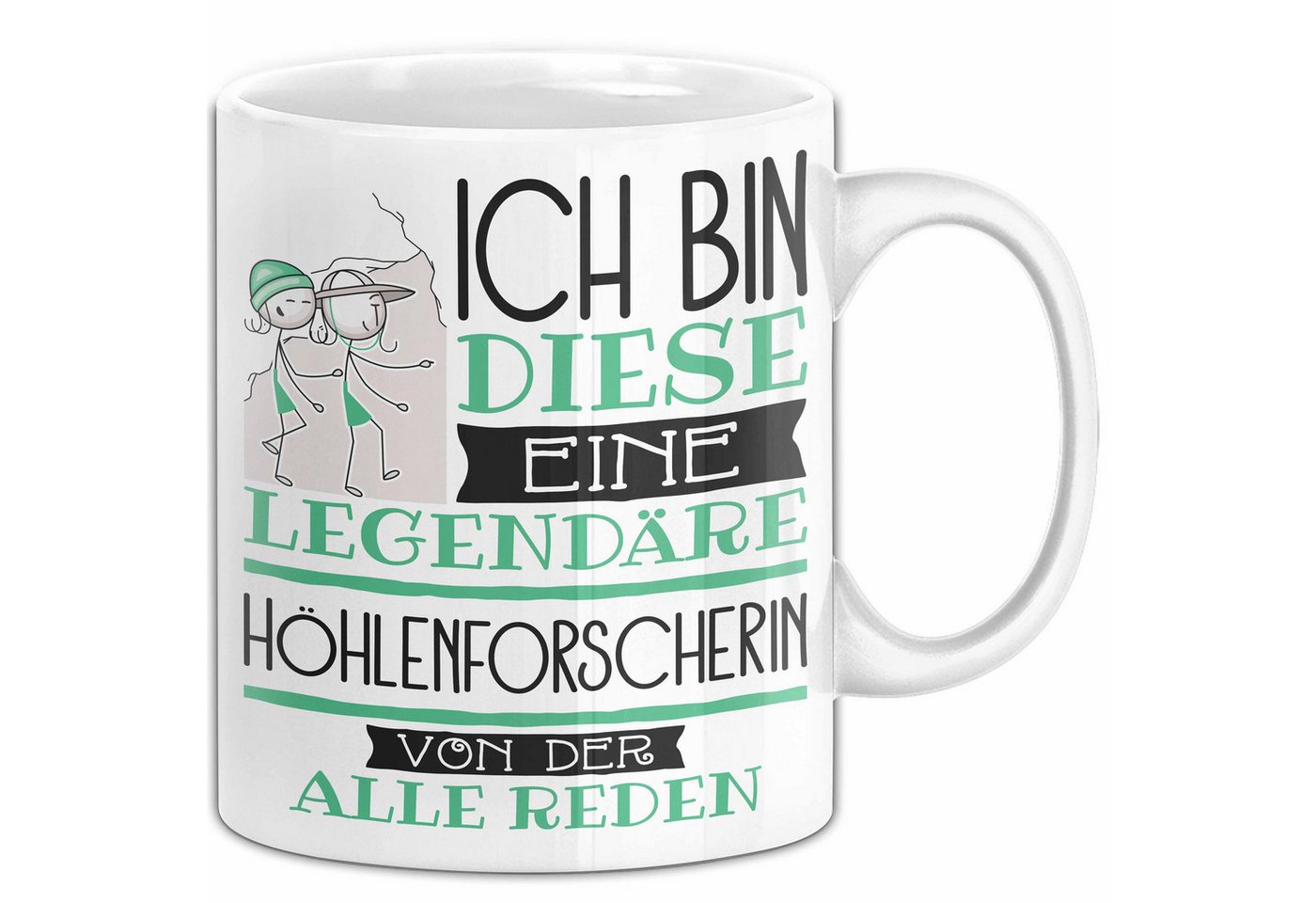 Trendation Tasse Höhlenforscherin Tasse Geschenk Ich Bin Diese Eine Legendäre Höhlenf Trendation Tasse Höhlenforscherin Tasse Geschenk Ich Bin Diese Eine Legendäre Höhlenf von Trendation