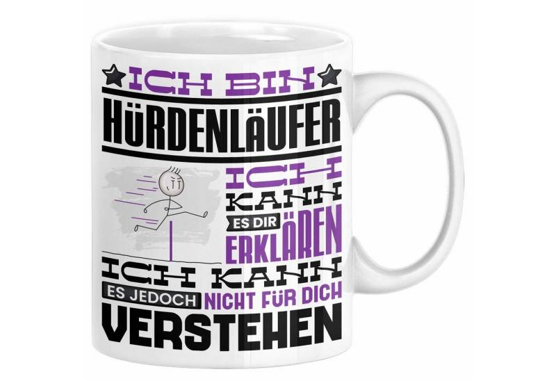 Trendation Tasse Hürdenläufer Geschenk Kaffee-Tasse Geschenkidee für Hürdenläufer Ich B von Trendation