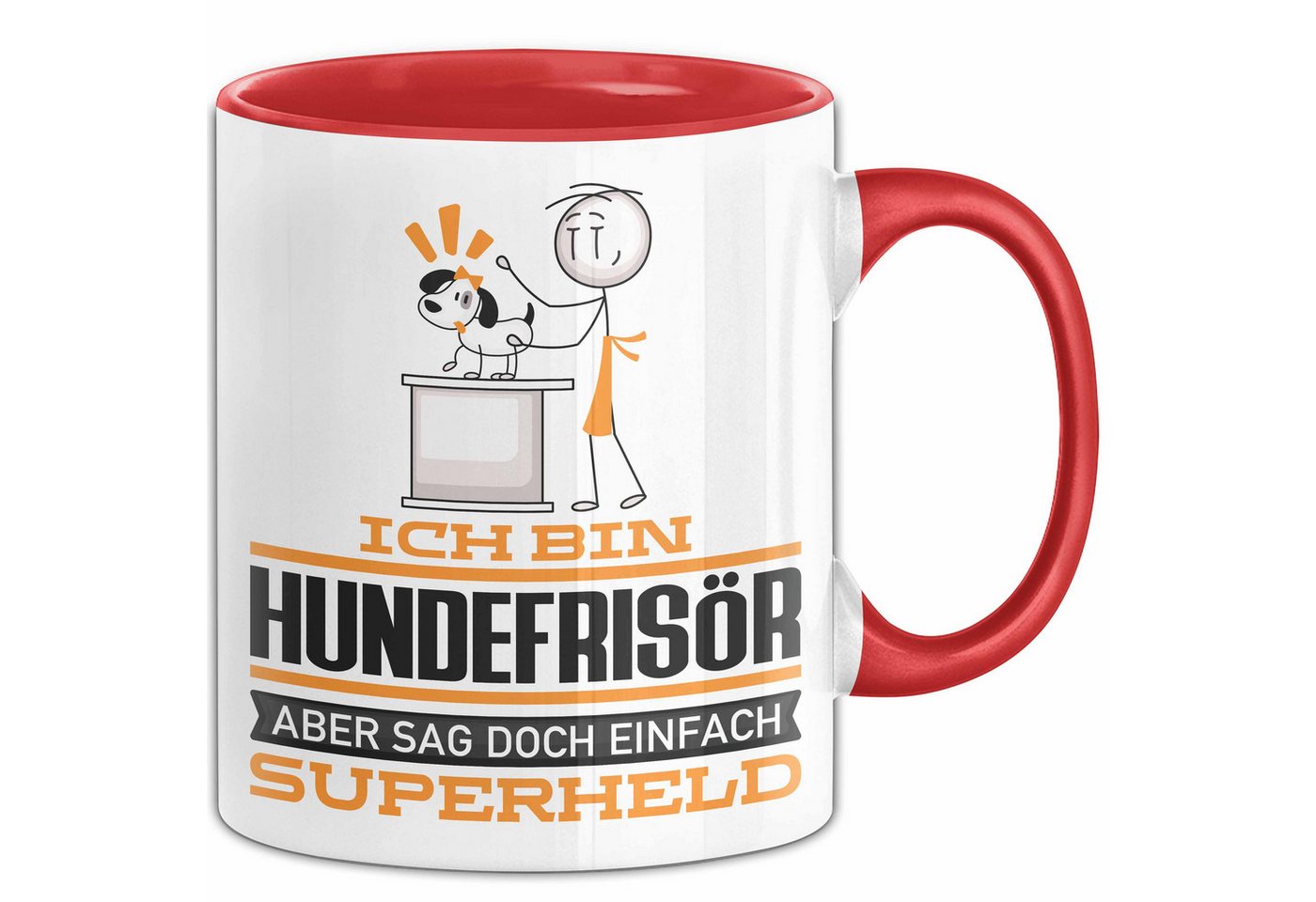 Trendation Tasse Hundefrisör Geschenk Tasse Ich Bin Hundefrisör Aber Sag Doch Einfach S von Trendation