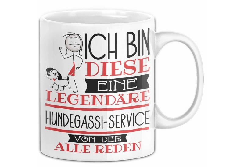 Trendation Tasse Hundegassi-Service Tasse Geschenk Ich Bin Diese Eine Legendäre Hunde Trendation Tasse Hundegassi-Service Tasse Geschenk Ich Bin Diese Eine Legendäre Hunde von Trendation