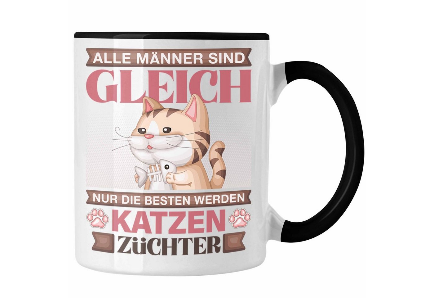 Trendation Tasse Katzen Züchter Tasse Geschenk Lustiger Spruch Geschenkidee Alle Männe von Trendation