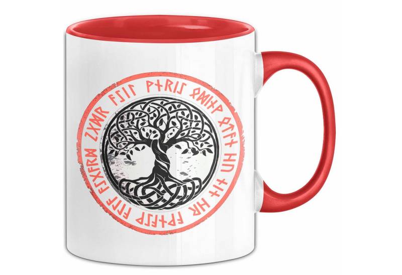 Trendation Tasse Keltischer Baum des Lebens Tasse Geschenk Geschenkidee von Trendation
