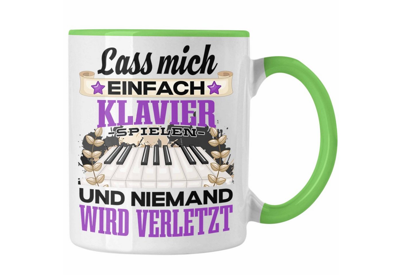 Trendation Tasse Klavierspieler Tasse Geschenk Pianist Klavier Spielerin Geschenkidee L von Trendation