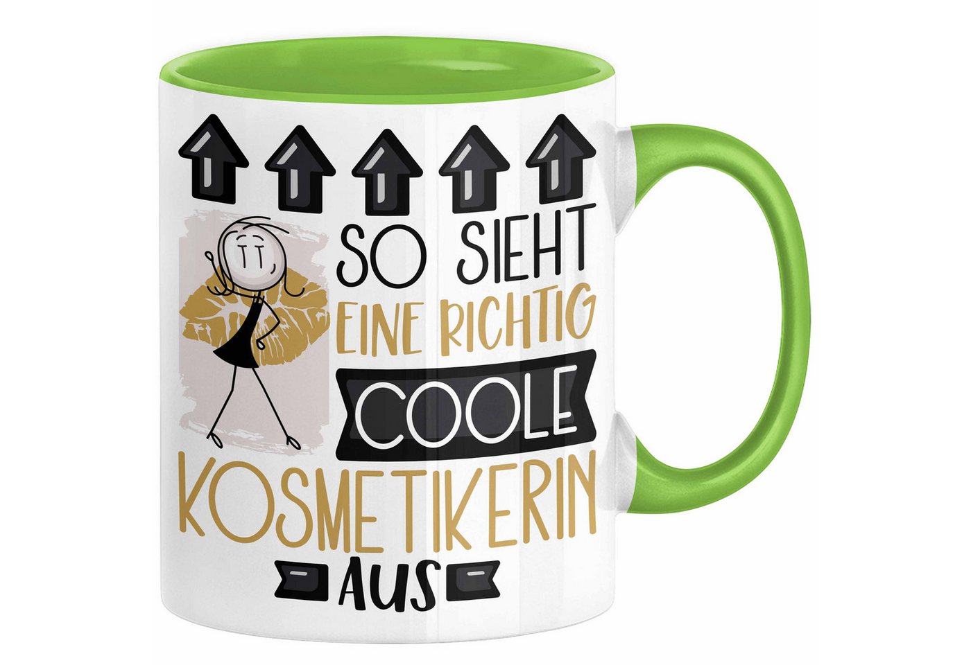 Trendation Tasse Kosmetikerin Geschenk Tasse Lustig Geschenkidee für Kosmetikerin Gebur von Trendation