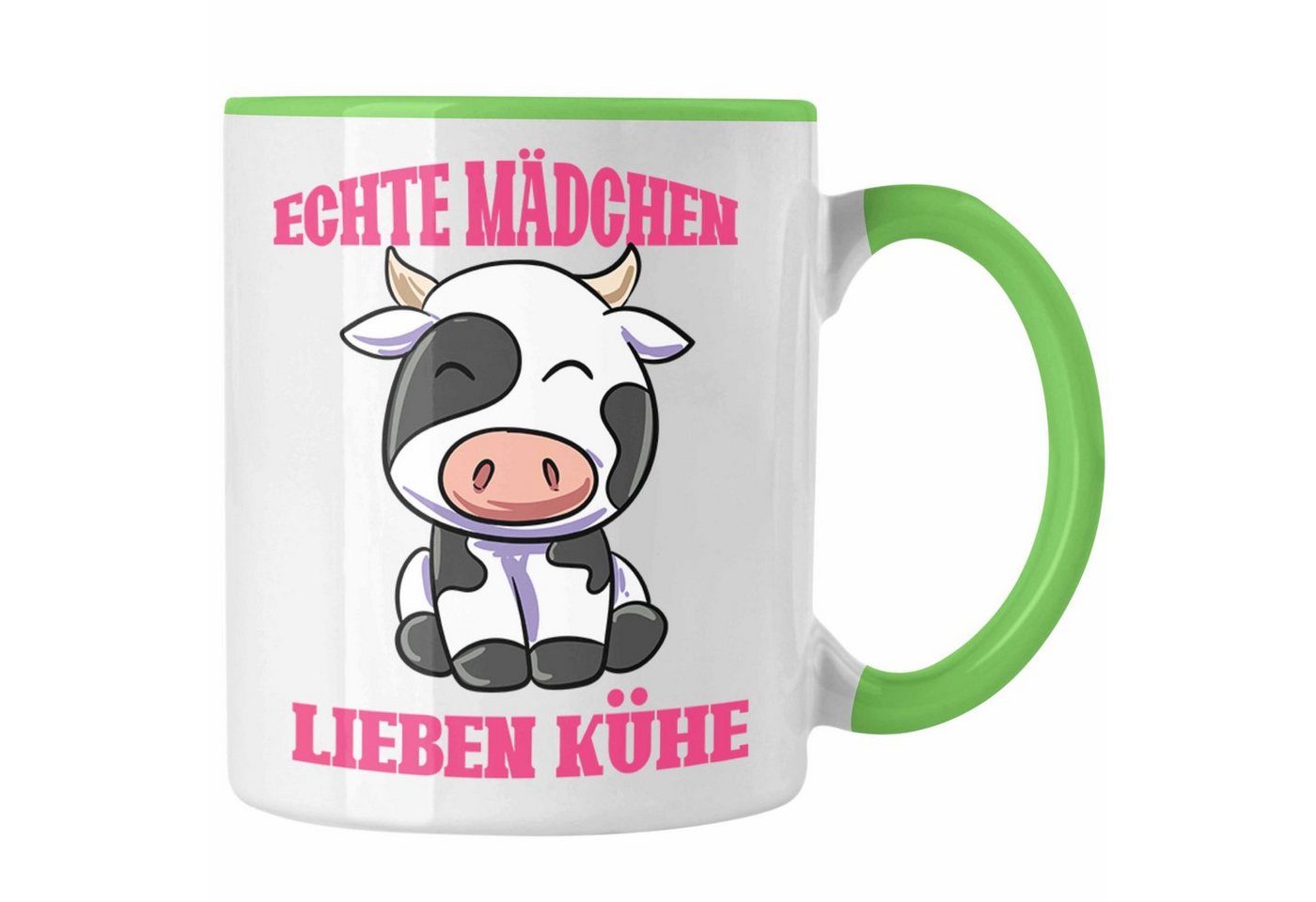 Trendation Tasse Kuh Tasse Geschenk Echte Mädchen Lieben Kühe Landwirtin Bäuerin Gesch von Trendation