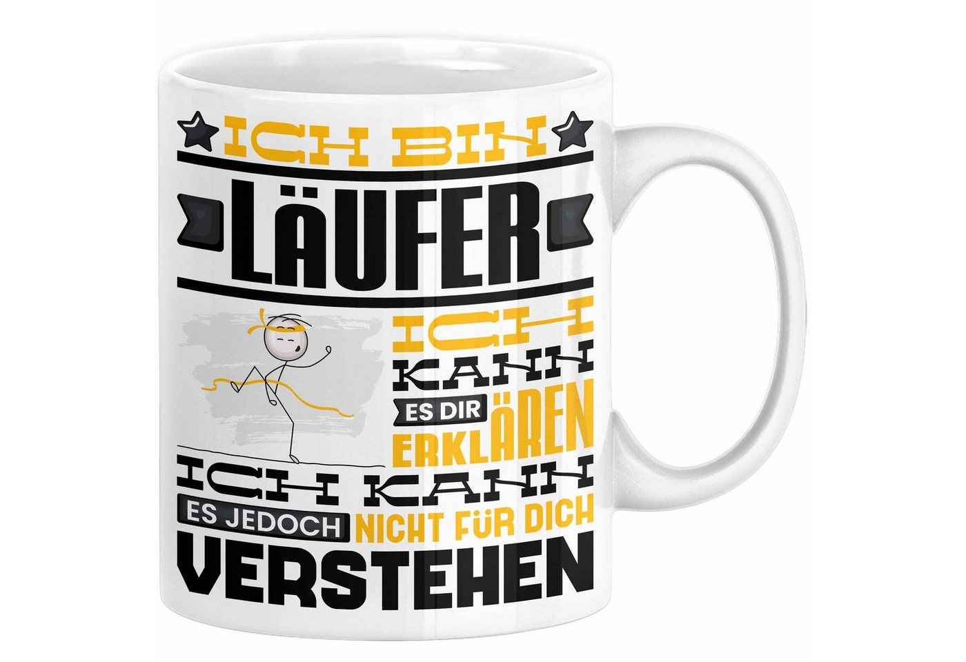 Trendation Tasse Läufer Geschenk Tasse Geschenkidee für Läufer Geburtstag Lustiger Spru von Trendation