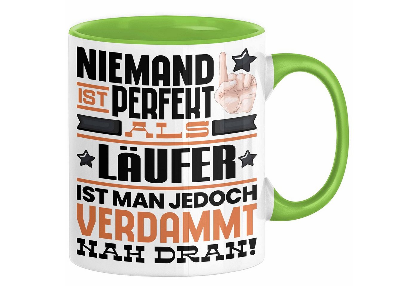 Trendation Tasse Läufer Geschenk Tasse Lustige Geschenkidee für Läufer Geburtstag Kaffe von Trendation