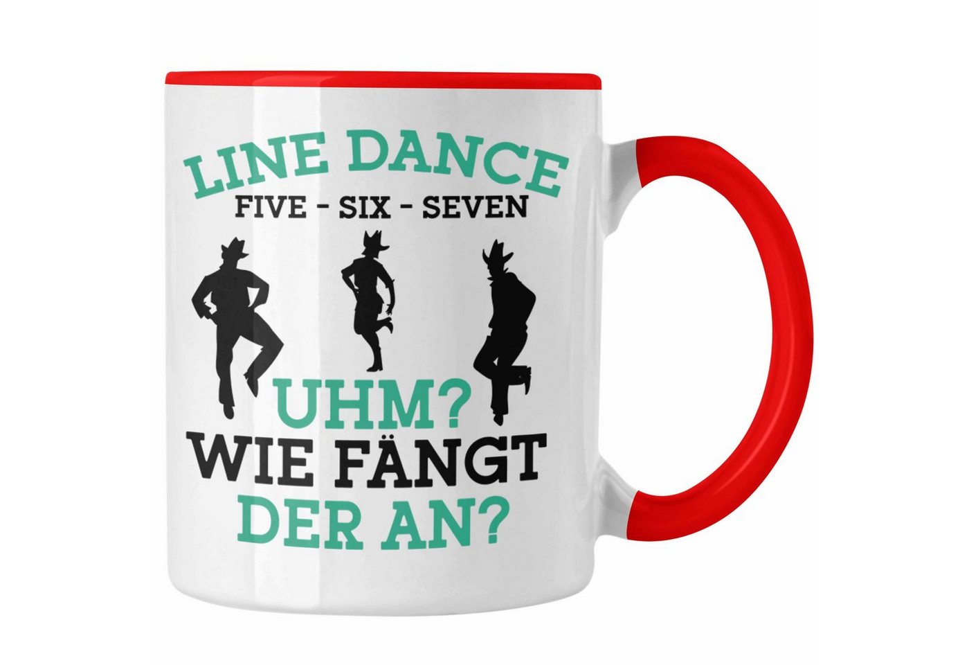 Trendation Tasse Lustige Line Dance Tasse - Tolles Geschenk für Line Dance Enthusiasten von Trendation