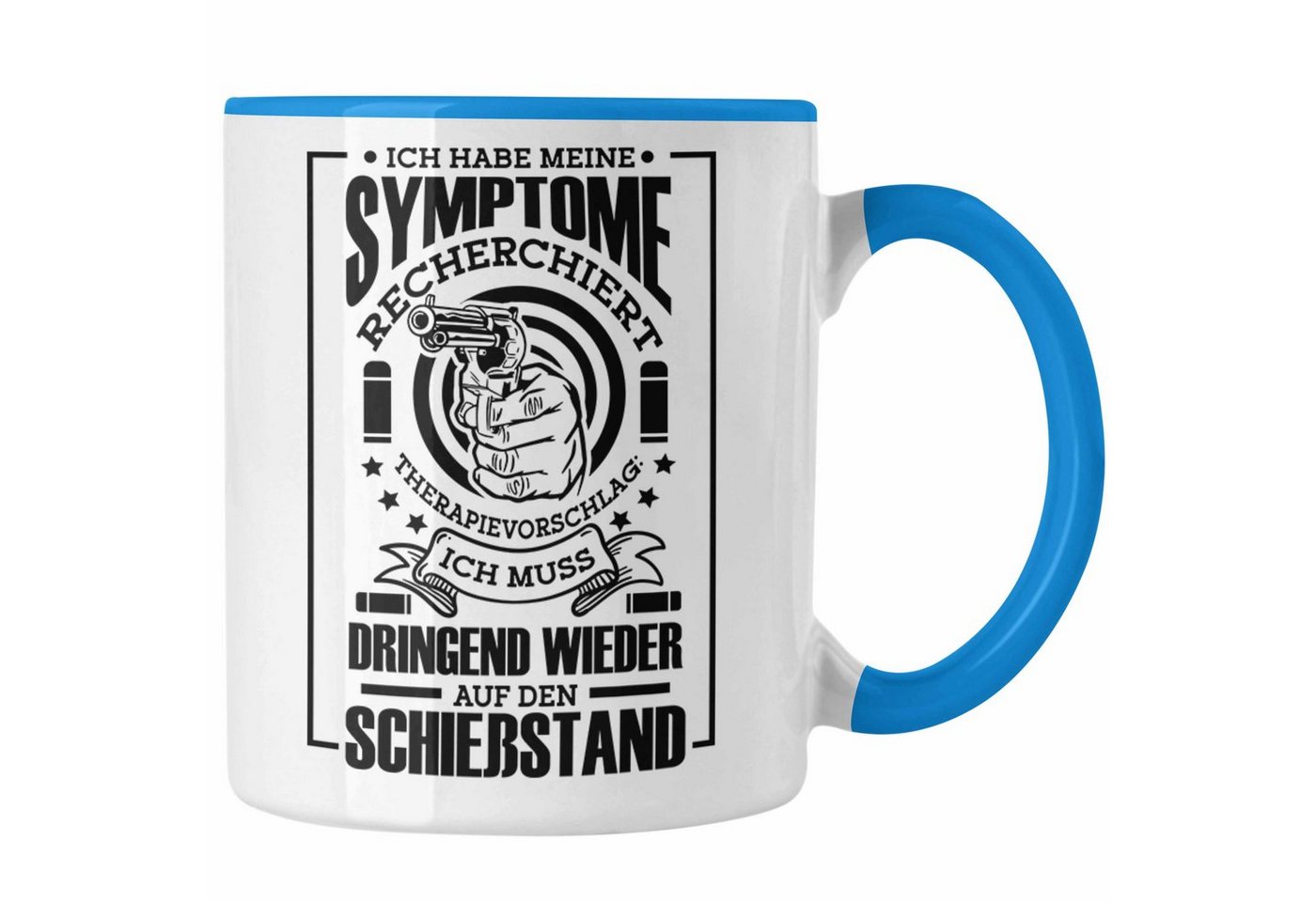 Trendation Tasse Lustige Schießen-Tasse für Sportschützen Geschenk Ich Muss Dringend Wi von Trendation