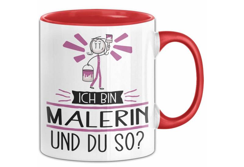 Trendation Tasse Malerin Tasse Geschenk Ich Bin Malerin Und Du So Geschenkidee Lustig von Trendation