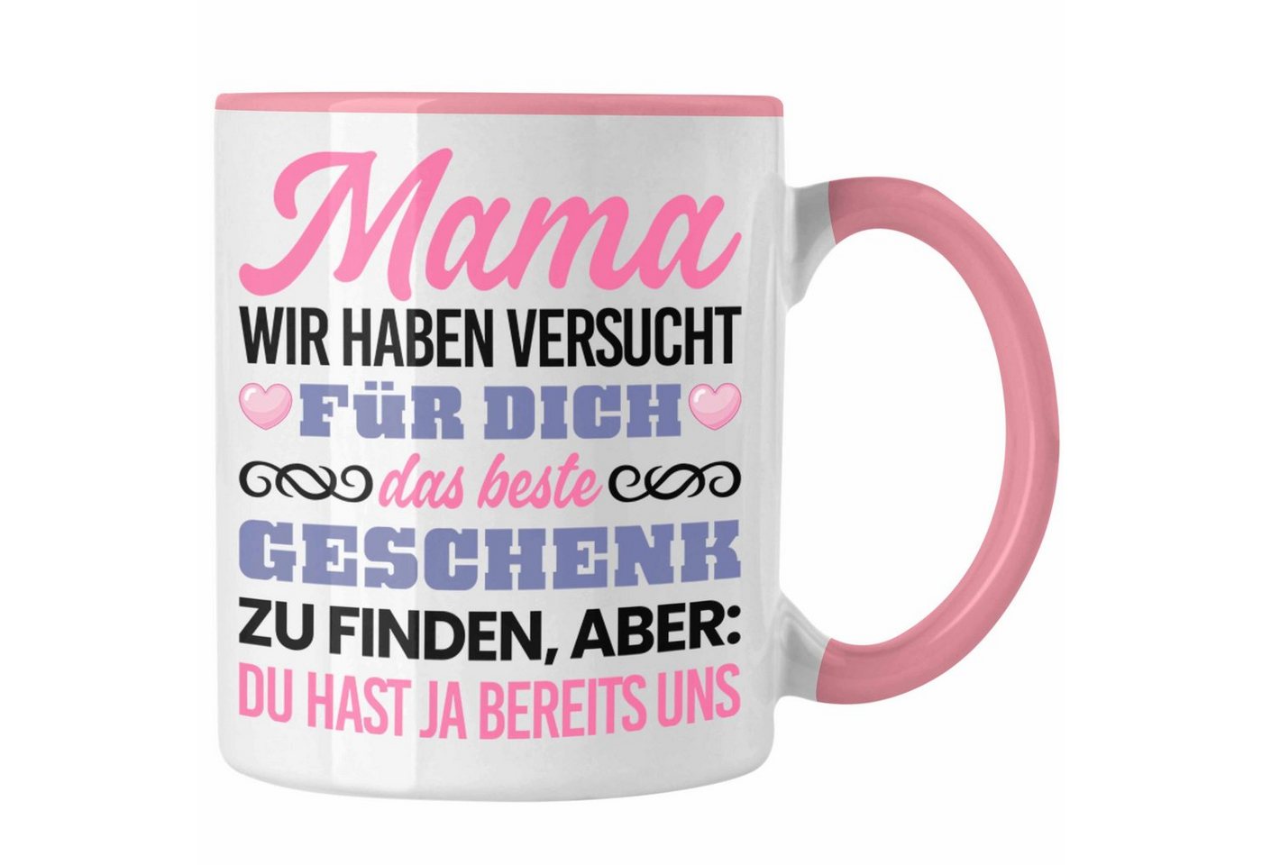 Trendation Tasse Mama Tasse Geschenk zum Muttertag Weihnachten Geburtstag Geschenkidee von Trendation