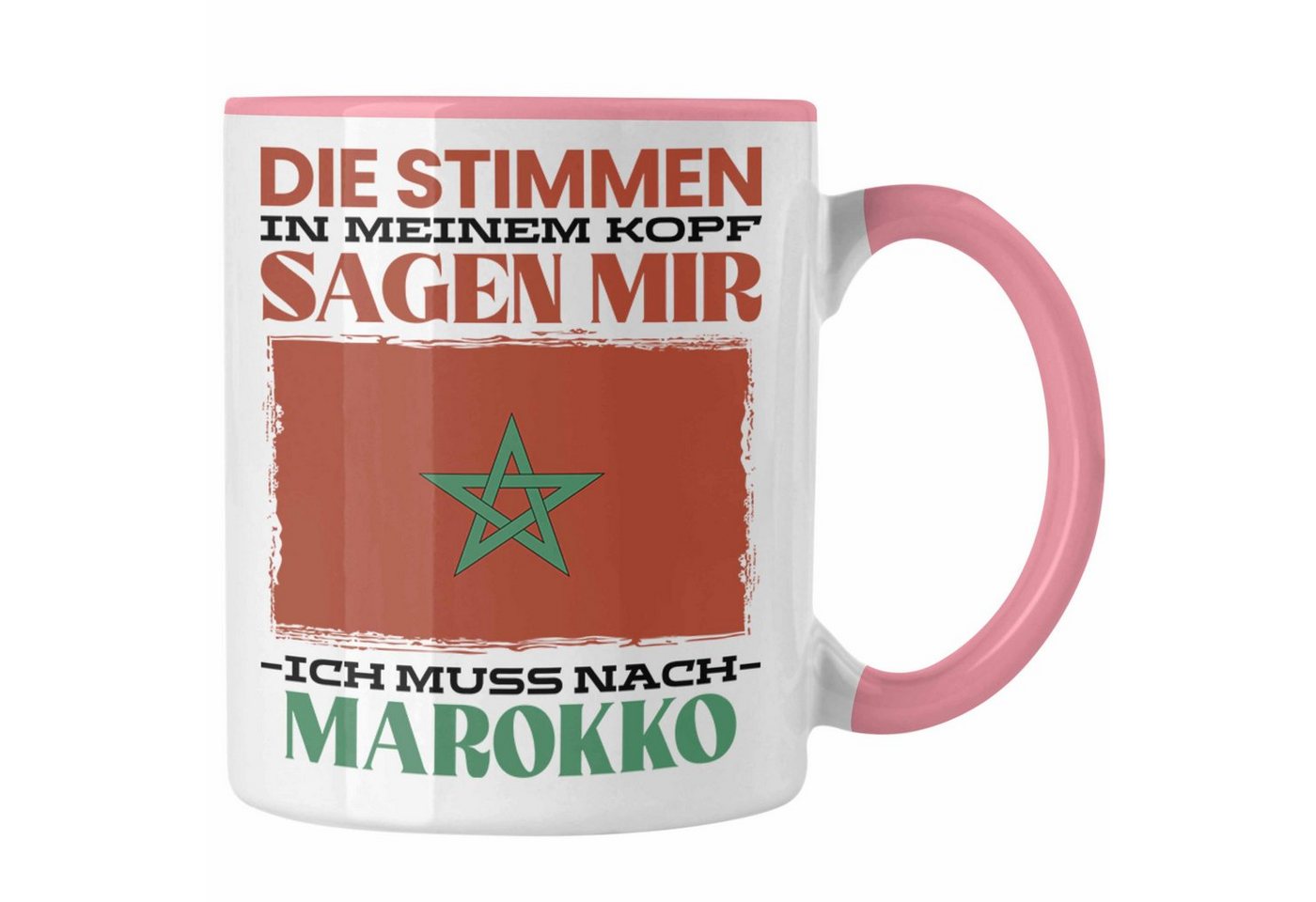 Trendation Tasse Marokko Tasse Urlaub Heimat Geschenk Spruch Marrokaner Geschenkidee von Trendation