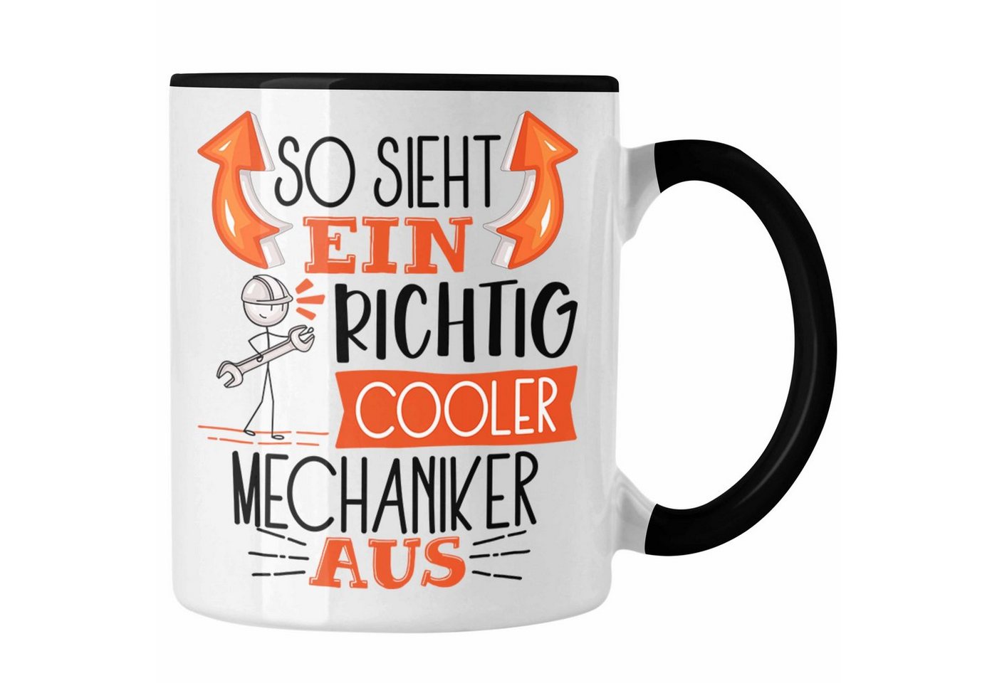 Trendation Tasse Mechaniker Tasse Geschenk So Sieht Ein RIchtig Cooler Mechaniker Aus G von Trendation