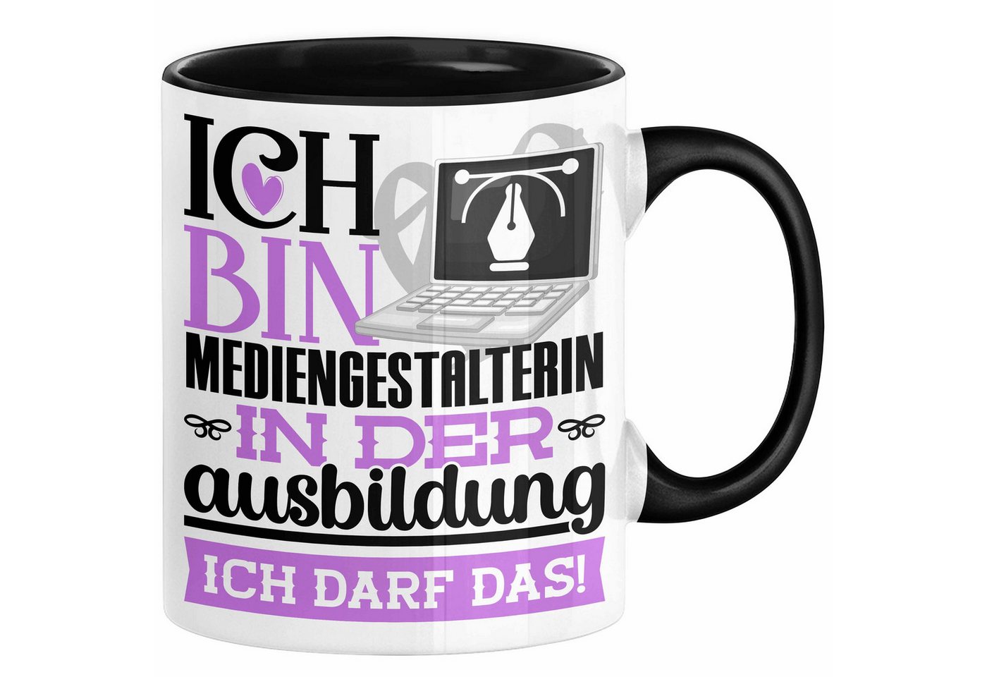 Trendation Tasse Mediengestalterin Ausbildung Start Geschenk Tasse Ich Bin Mediengestal von Trendation