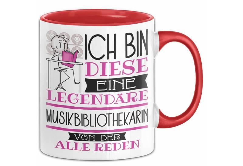 Trendation Tasse Musikbibliothekarin Tasse Geschenk Ich Bin Diese Eine Legendäre Musi von Trendation