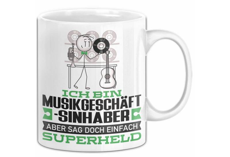 Trendation Tasse Musikgeschäftsinhaber Geschenk Tasse Ich Bin Musikgeschäftsinhaber Abe von Trendation