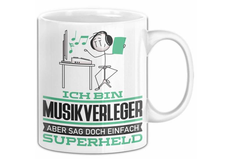 Trendation Tasse Musikverleger Geschenk Tasse Ich Bin Musikverleger Aber Sag Doch Einfa von Trendation
