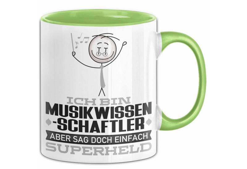 Trendation Tasse Musikwissenschaftler Geschenk Tasse Ich Bin Musikwissenschaftler Aber von Trendation